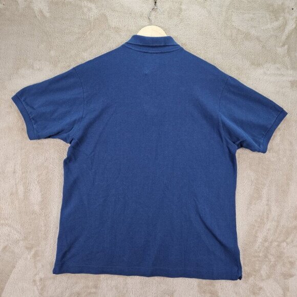 Lacoste Polo Shirt Crocodile Logo Blue 100% Cotton Short Sleeve Mens Size 6 Golf - Picture 2 of 10